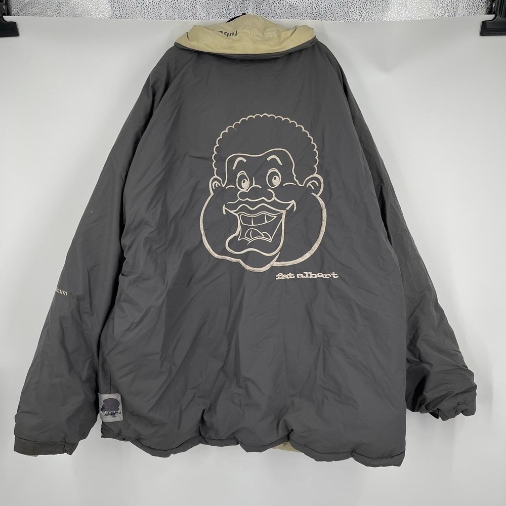 Vintage Fubu Platinum Fat Albert Movie Promo Jacket Rare Grail Men's 2X FLAWED